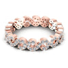Round Diamonds 0.55CT Eternity Ring in 18KT Rose Gold