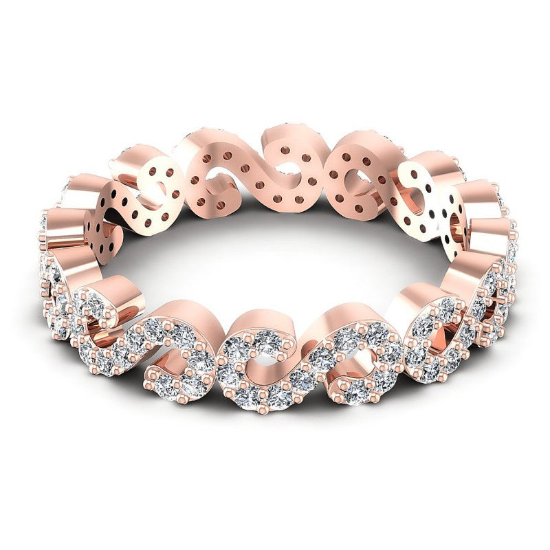 Timeless Round Diamonds 0.55CT Eternity Ring
