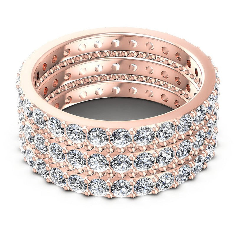 Beautiful Round Diamonds 2.95CT Eternity Ring