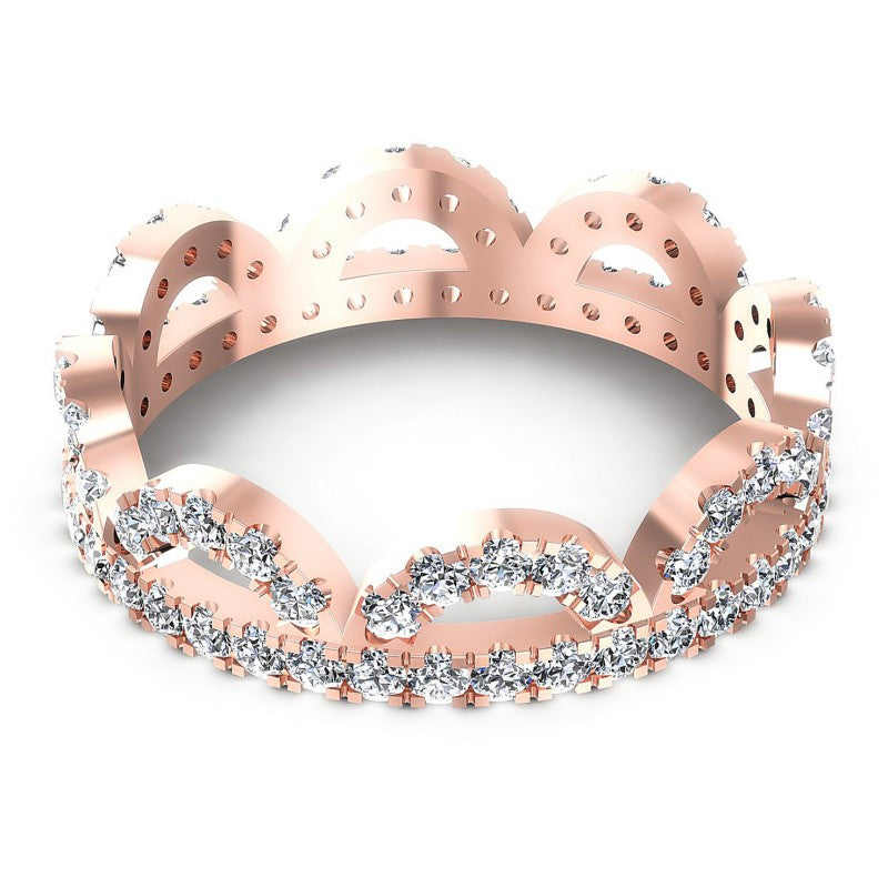 Beautiful Round Diamonds 1.05CT Eternity Ring