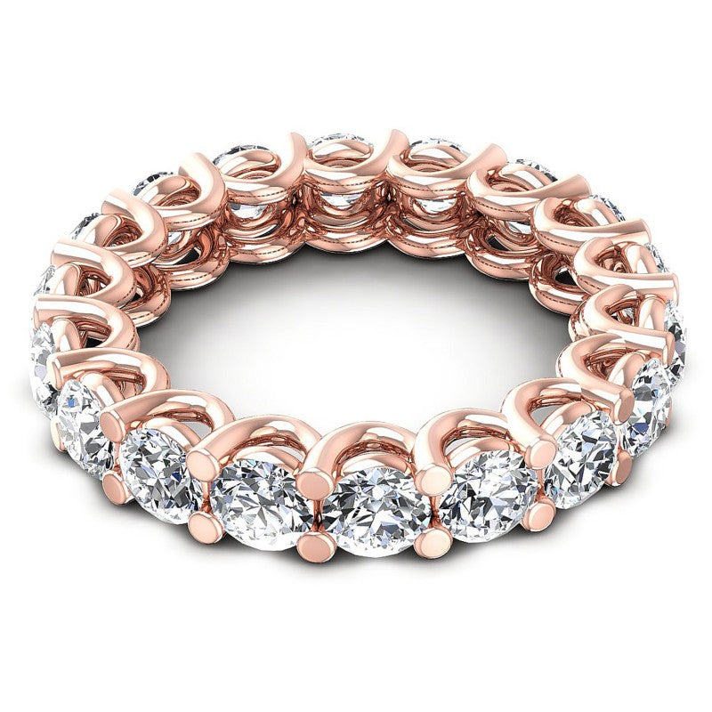 Charming Round Diamonds 4.00CT Eternity Ring