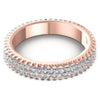 Round Diamonds 1.00CT Eternity Ring in 18KT Rose Gold