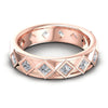 Exceptional Princess Diamonds 1.40CT Eternity Ring