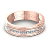 Round Diamonds 0.70CT Eternity Ring in 18KT Rose Gold