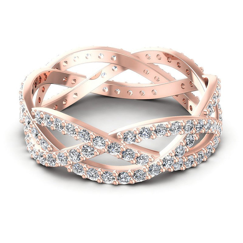 Astonishing Round Diamonds 0.90CT Eternity Ring
