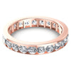 Round Diamonds 2.30CT Eternity Ring in 18KT Rose Gold