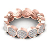 Round Diamonds 0.85CT Eternity Ring in 18KT Rose Gold