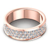 Round Diamonds 1.85CT Eternity Ring in 18KT Rose Gold