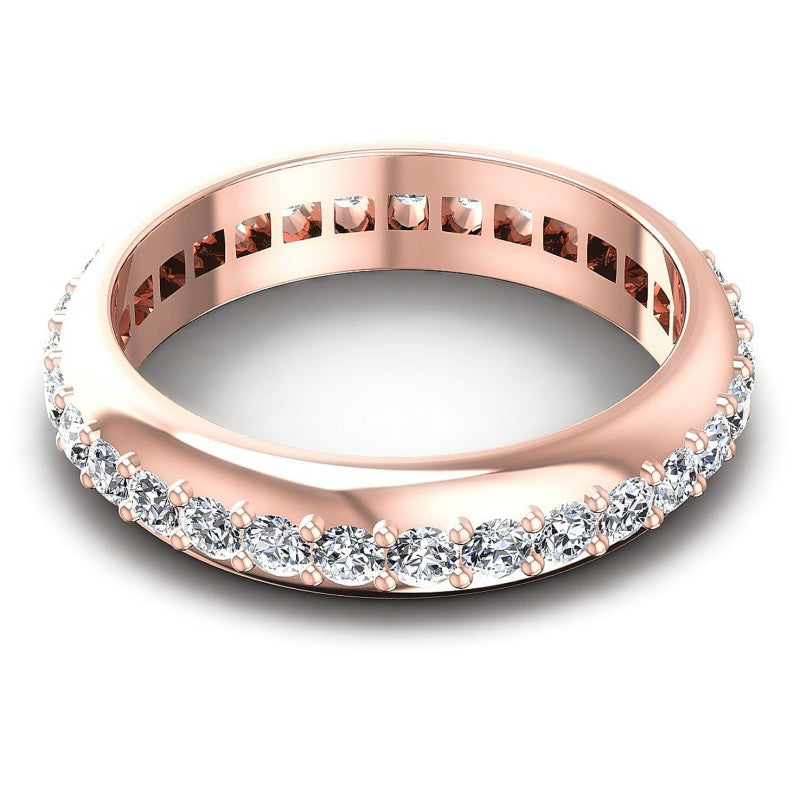Exceptional Round Diamonds 1.10CT Eternity Ring