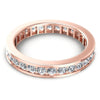 Round Diamonds 1.15CT Eternity Ring in 18KT Rose Gold