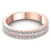 Round Diamonds 1.05CT Eternity Ring in 18KT Rose Gold