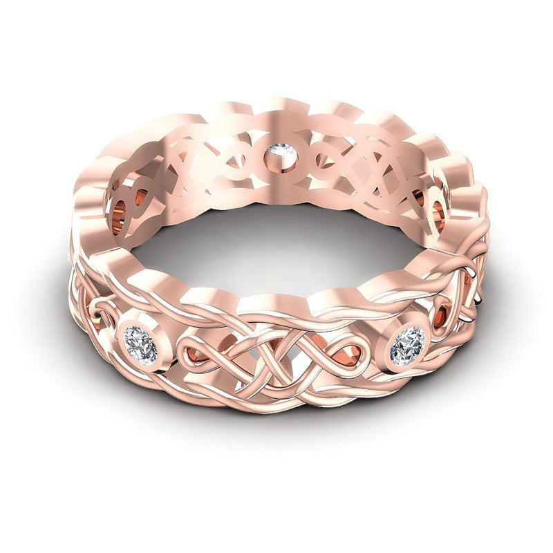Classic Round Diamonds 0.30CT Eternity Ring
