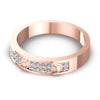 Round Diamonds 0.20CT Diamonds Wedding Band in 18KT Rose Gold