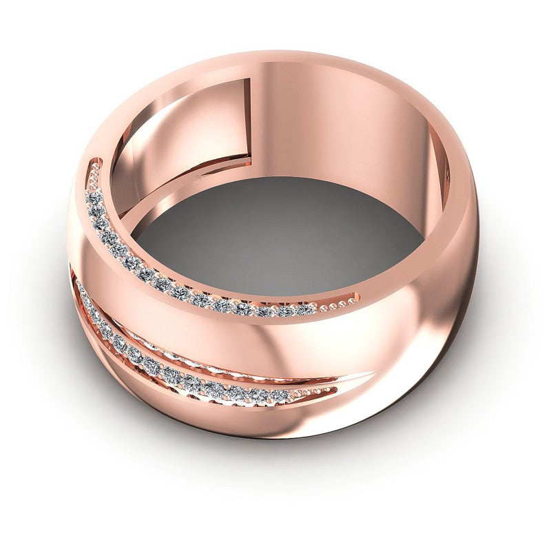 Incredible Round Diamonds 0.45CT Diamonds Wedding Band