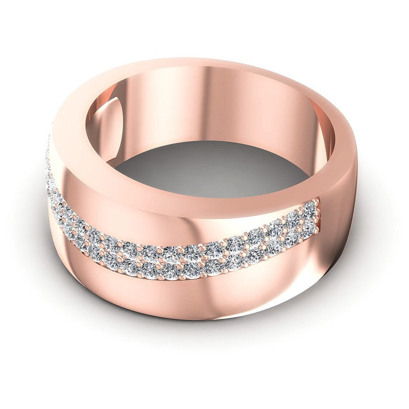 Spectacular Round Diamonds 0.55CT Diamonds Wedding Band