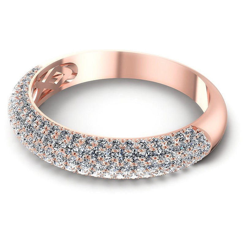 Elegant Round Diamonds 1.30CT Diamonds Wedding Band