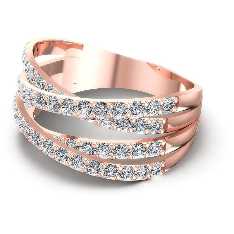 Elegant Round Diamonds 1.55CT Diamonds Wedding Band