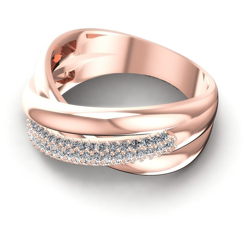 Astonishing Round Diamonds 0.45CT Diamonds Wedding Band