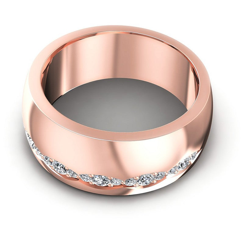 Classic Round Diamonds 0.50CT Diamonds Wedding Band