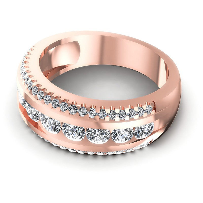 Magnificent Round Diamonds 1.20CT Diamonds Wedding Band