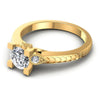 Round Diamonds 0.45CT Antique Ring in 14KT Rose Gold