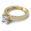 Round Diamonds 1.65CT Antique Ring in 14KT Rose Gold