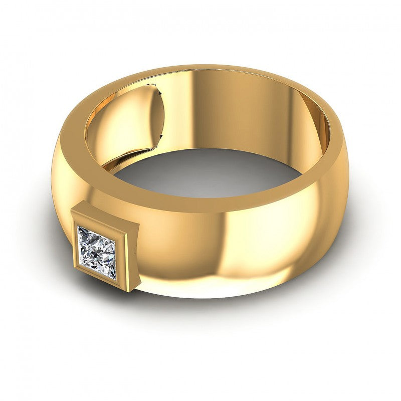 Princess Diamonds 0.35CT Solitaire Ring in 14KT Rose Gold