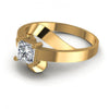 Princess Diamonds 0.35CT Solitaire Ring in 14KT Rose Gold