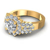 Round Diamonds 1.85CT Halo Ring in 14KT Rose Gold