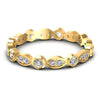 Round Cut Diamonds Eternity Ring in 14KT Rose Gold