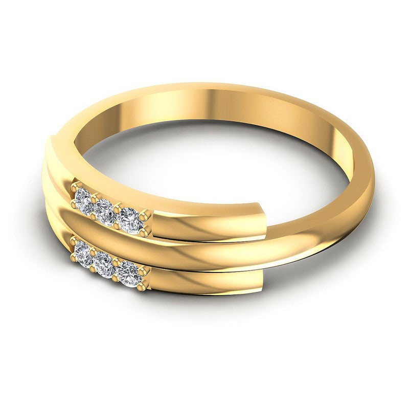 Magnificent Round Diamonds 0.15CT Diamonds Wedding Band