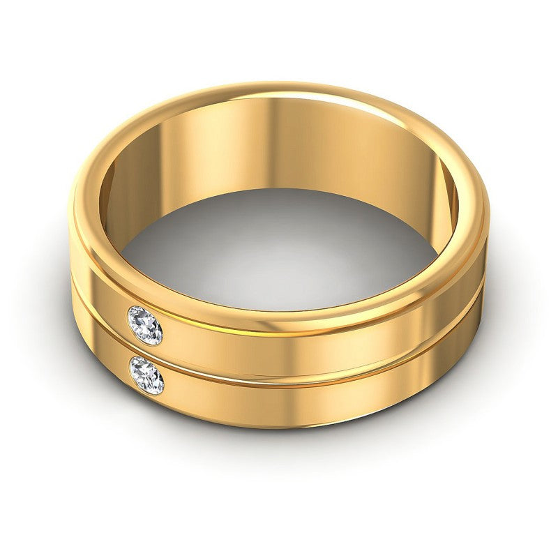 Exceptional Round Diamonds 0.10CT Diamonds Wedding Band