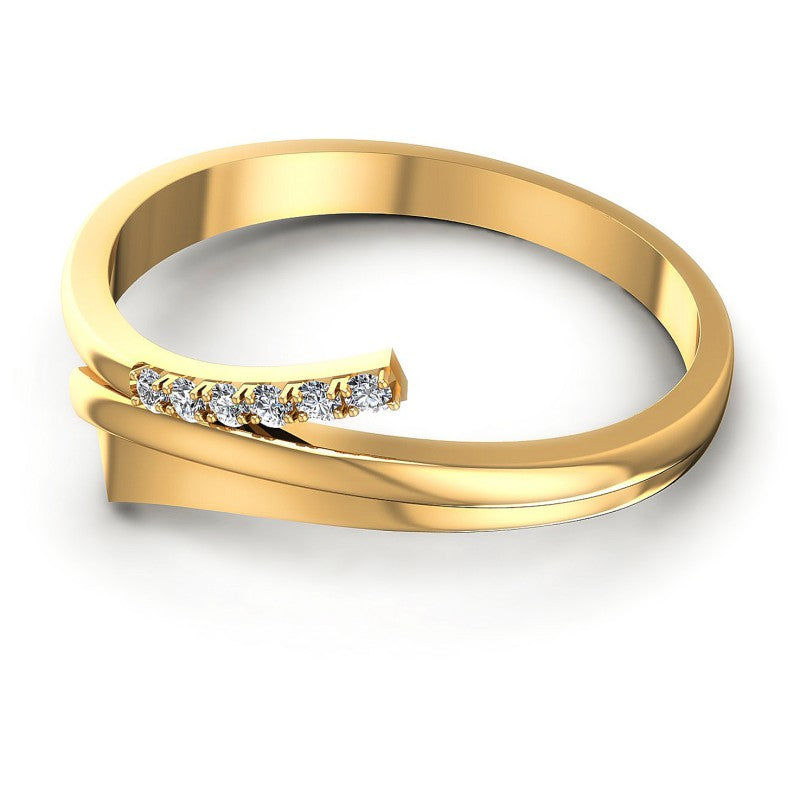 Exquisite Round Diamonds 0.10CT Diamonds Wedding Band