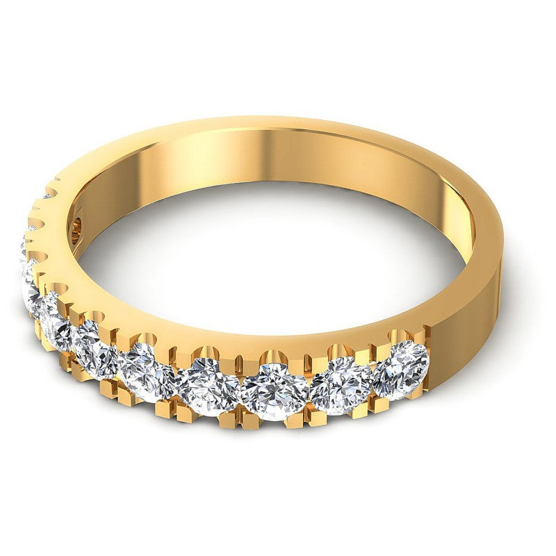 Round Diamonds 1.00CT Diamonds Wedding Band in 14KT Rose Gold