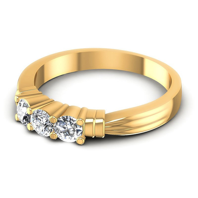 Timeless Round Diamonds 0.50CT Diamonds Wedding Band