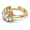 Round Diamonds 0.40CT Engagement Ring in 14KT Rose Gold
