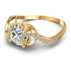 0.55CT Round  Cut Diamonds Engagement Rings