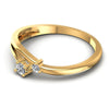 Round Diamonds 0.15CT Fashion Ring in 14KT Rose Gold