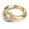 Round Diamonds 0.25CT Fashion Ring in 14KT Rose Gold