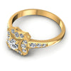 Round Diamonds 0.65CT Fashion Ring in 14KT Rose Gold