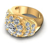 Round Diamonds 3.15CT Fashion Ring in 14KT Rose Gold