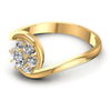 Round Diamonds 0.45CT Fashion Ring in 14KT Rose Gold