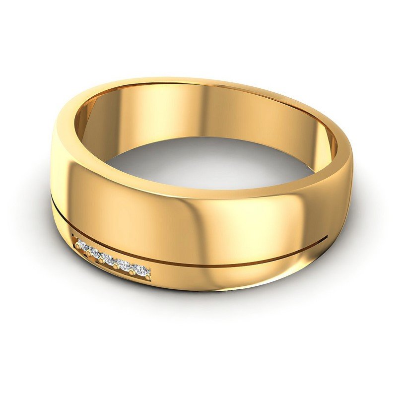 Classic Round Diamonds 0.05CT Diamonds Wedding Band