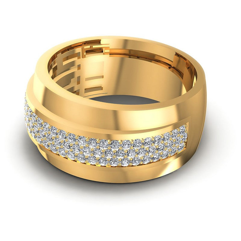 Distinctive Round Diamonds 0.65CT Diamonds Wedding Band