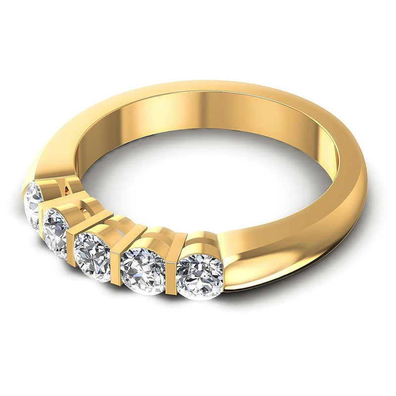 Classic Round Diamonds 0.75CT Diamonds Wedding Band