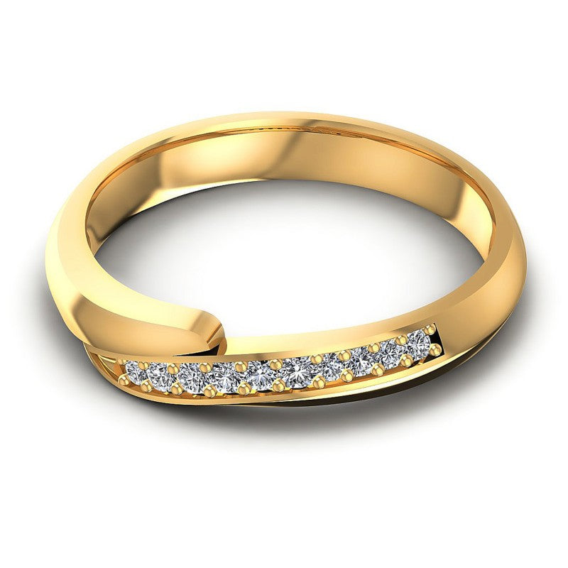 Precious Round Diamonds 0.25CT Diamonds Wedding Band