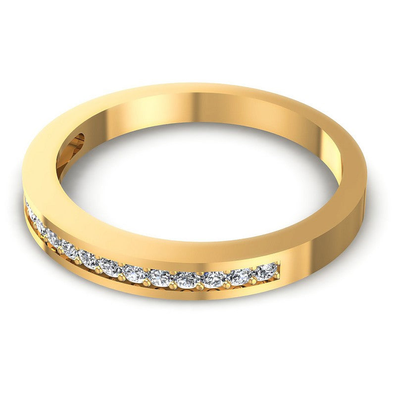 Stunning Round Diamonds 0.20CT Diamonds Wedding Band