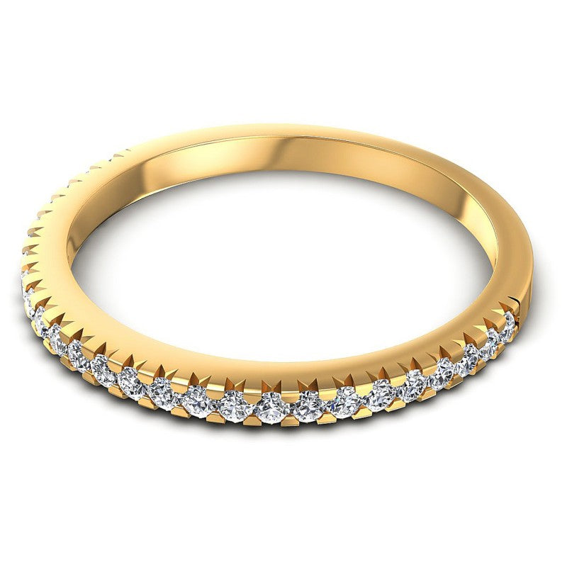 Round Diamonds 0.30CT Diamonds Wedding Band in 14KT Rose Gold