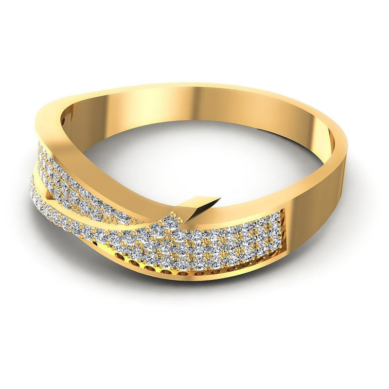 Incredible Round Diamonds 0.50CT Diamonds Wedding Band