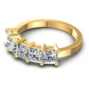 Princess Diamonds 1.65CT Diamonds Wedding Band in 14KT Rose Gold